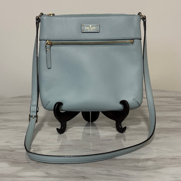 Kate Spade New York Light Blue Leather Crossbody Bag - Picture 3 of 15